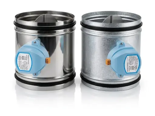 CLAPET MOTORISE INOX//GALVANISE